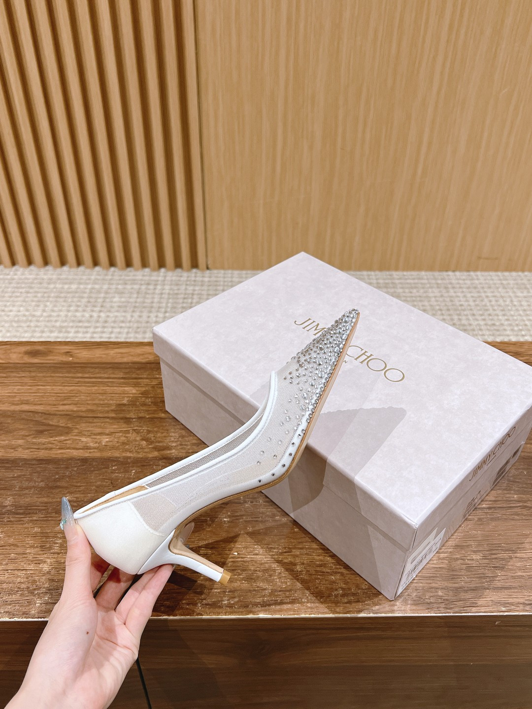 UA Jimmy Choo Pointed Pumps 6.5cm