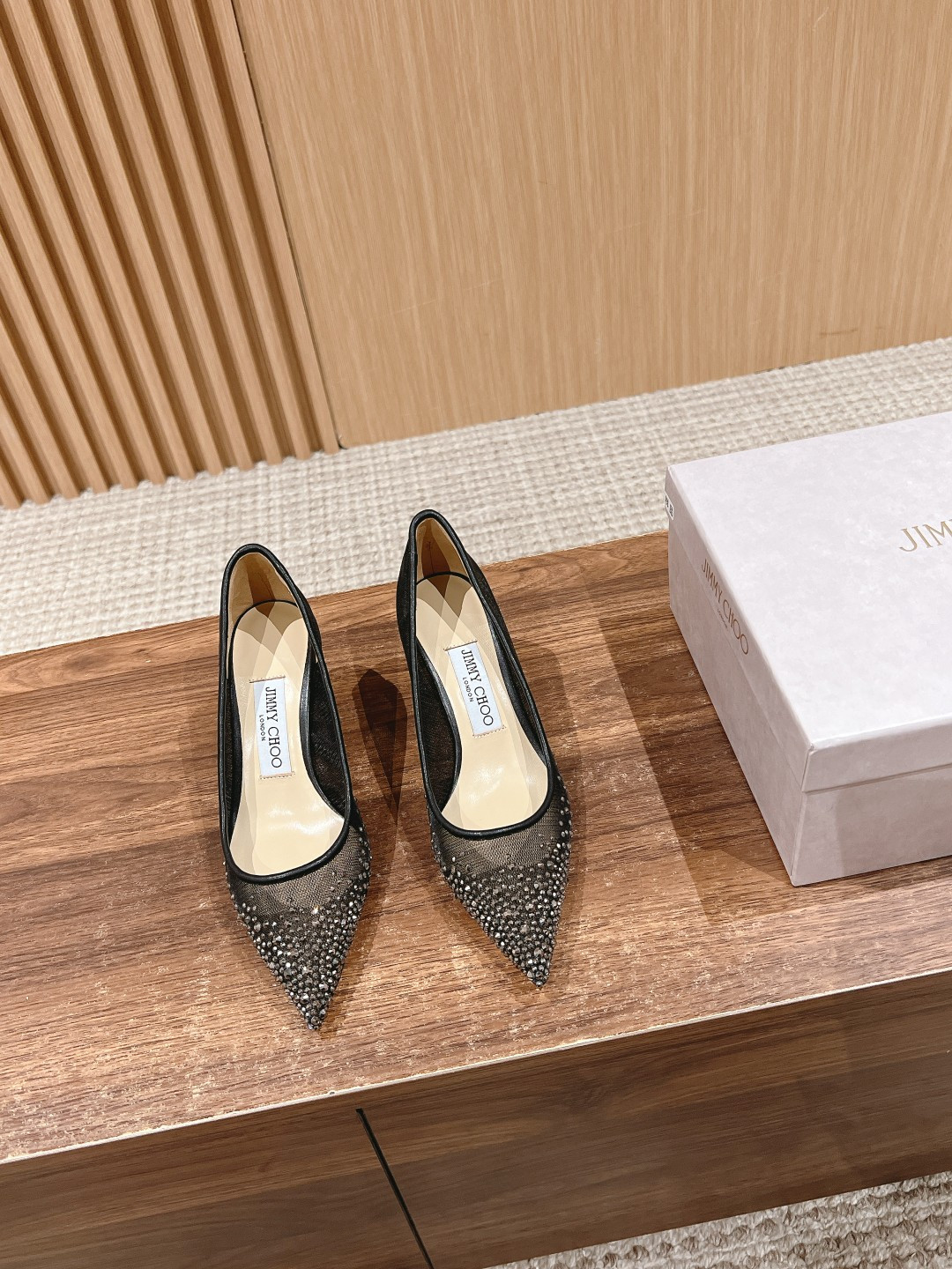 UA Jimmy Choo Pointed Pumps 6.5cm