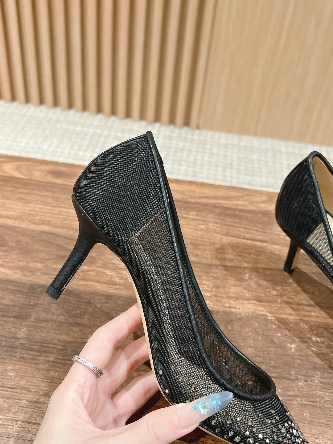 UA Jimmy Choo Pointed Pumps 6.5cm
