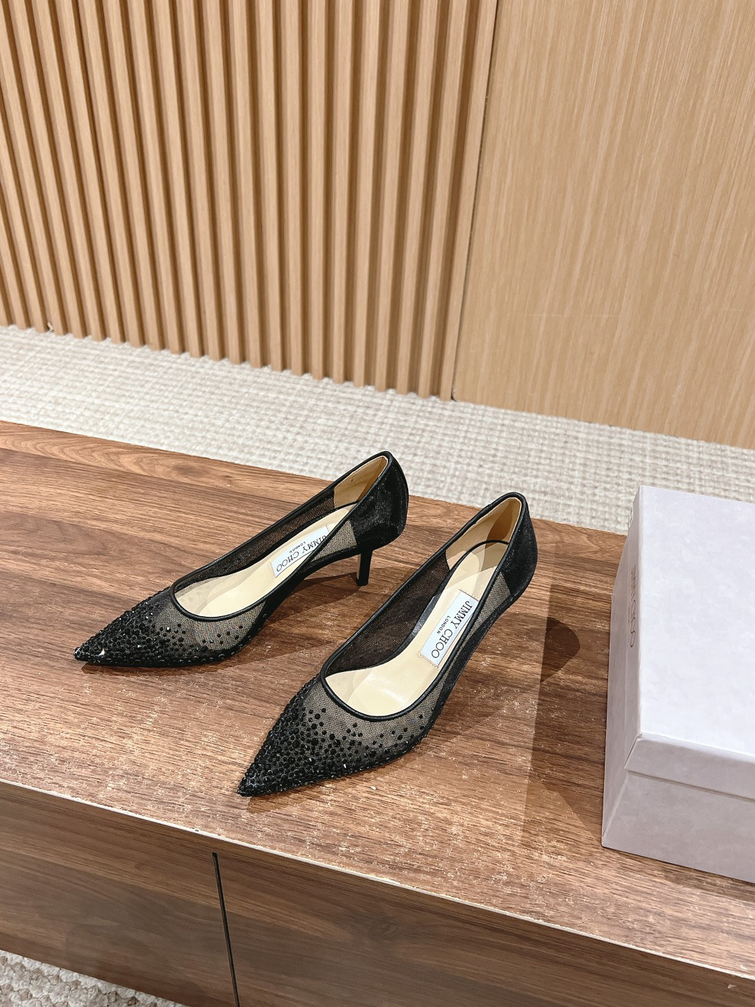 UA Jimmy Choo Pointed Pumps 6.5cm