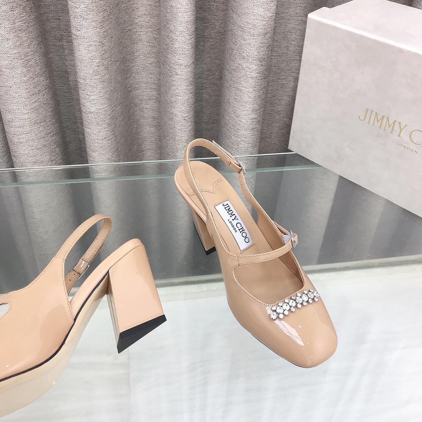 UA Jimmy Choo Belinda SlingBacks 7cm