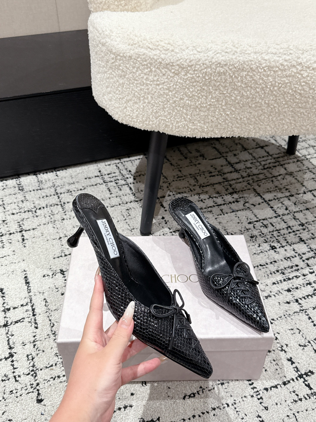 UA Jimmy Choo Scarlett Mule 5cm