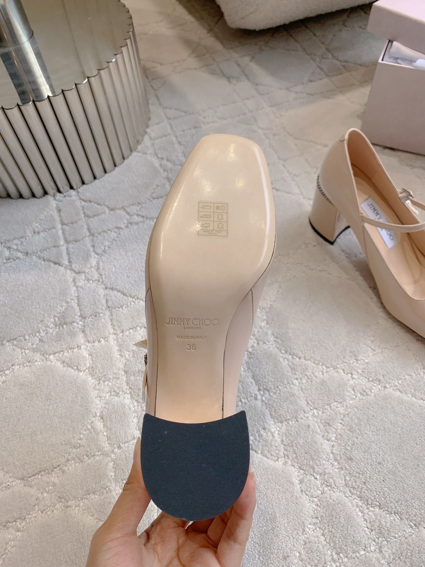 UA Jimmy Choo Wave Mary Jane 7cm