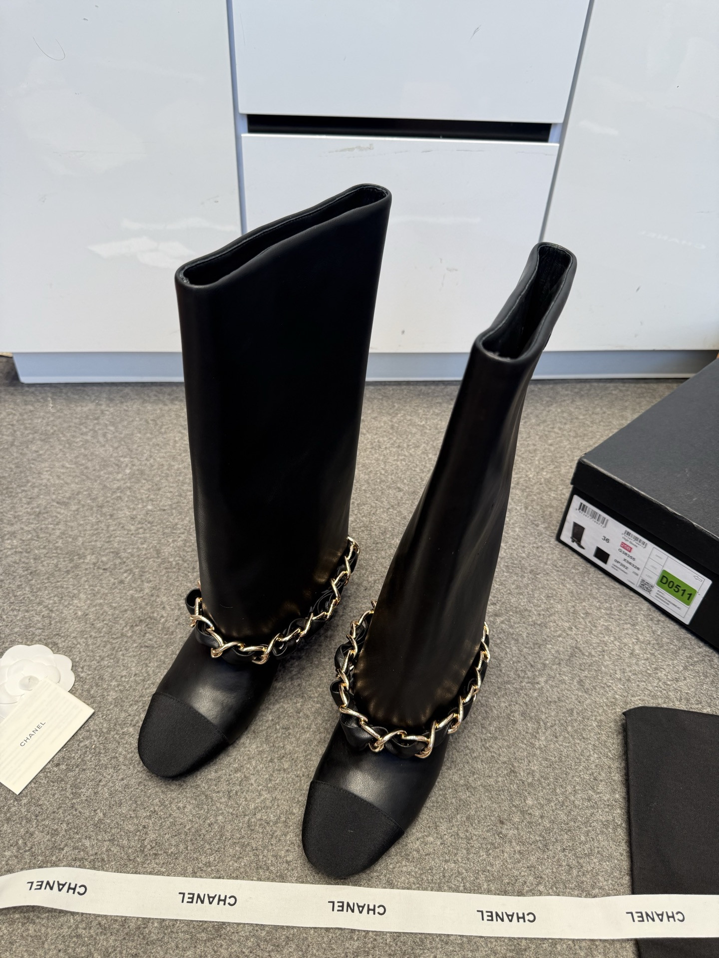 UA Chanel High Boots 5.5cm Heel