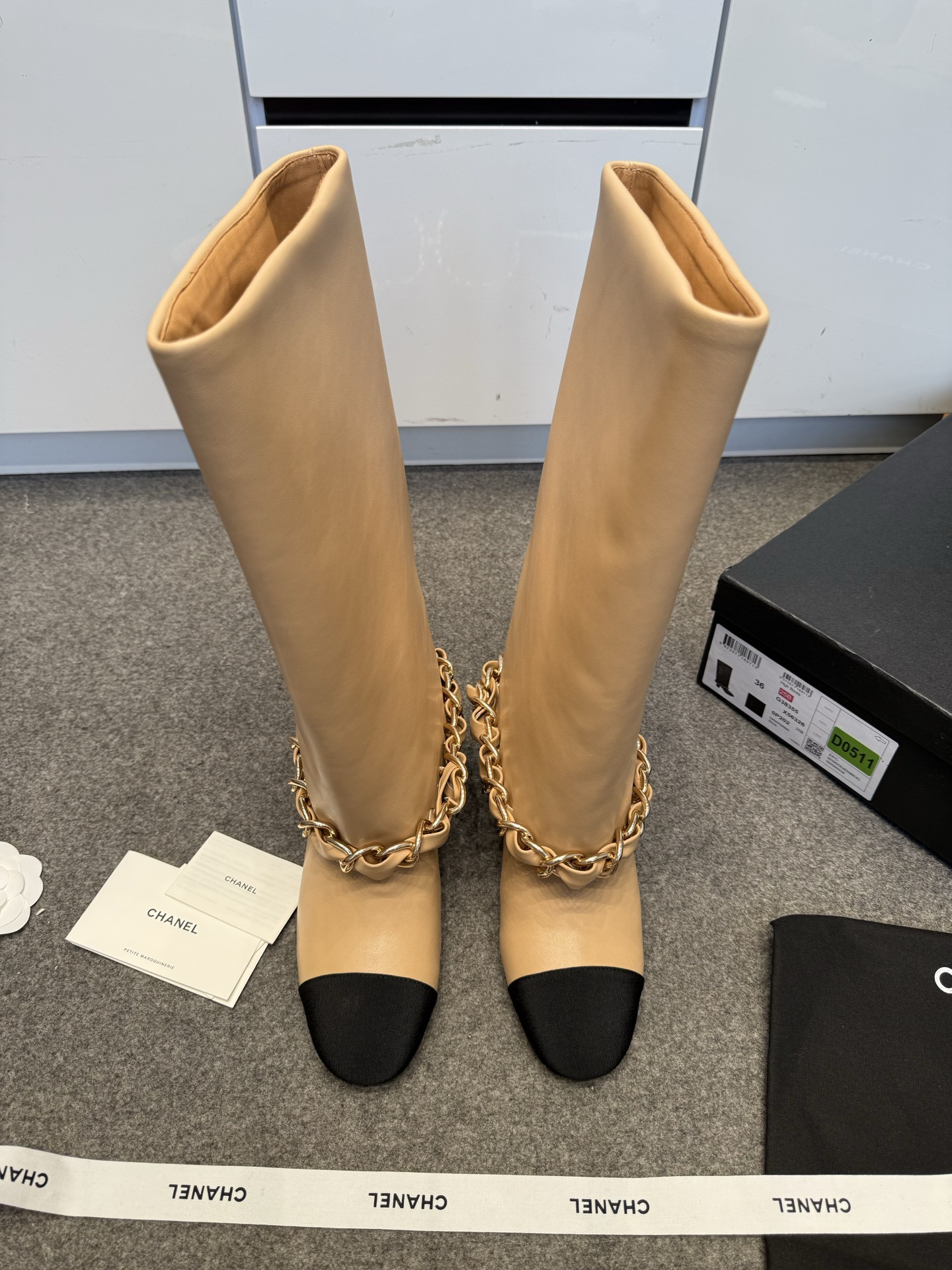 UA Chanel High Boots 5.5cm Heel