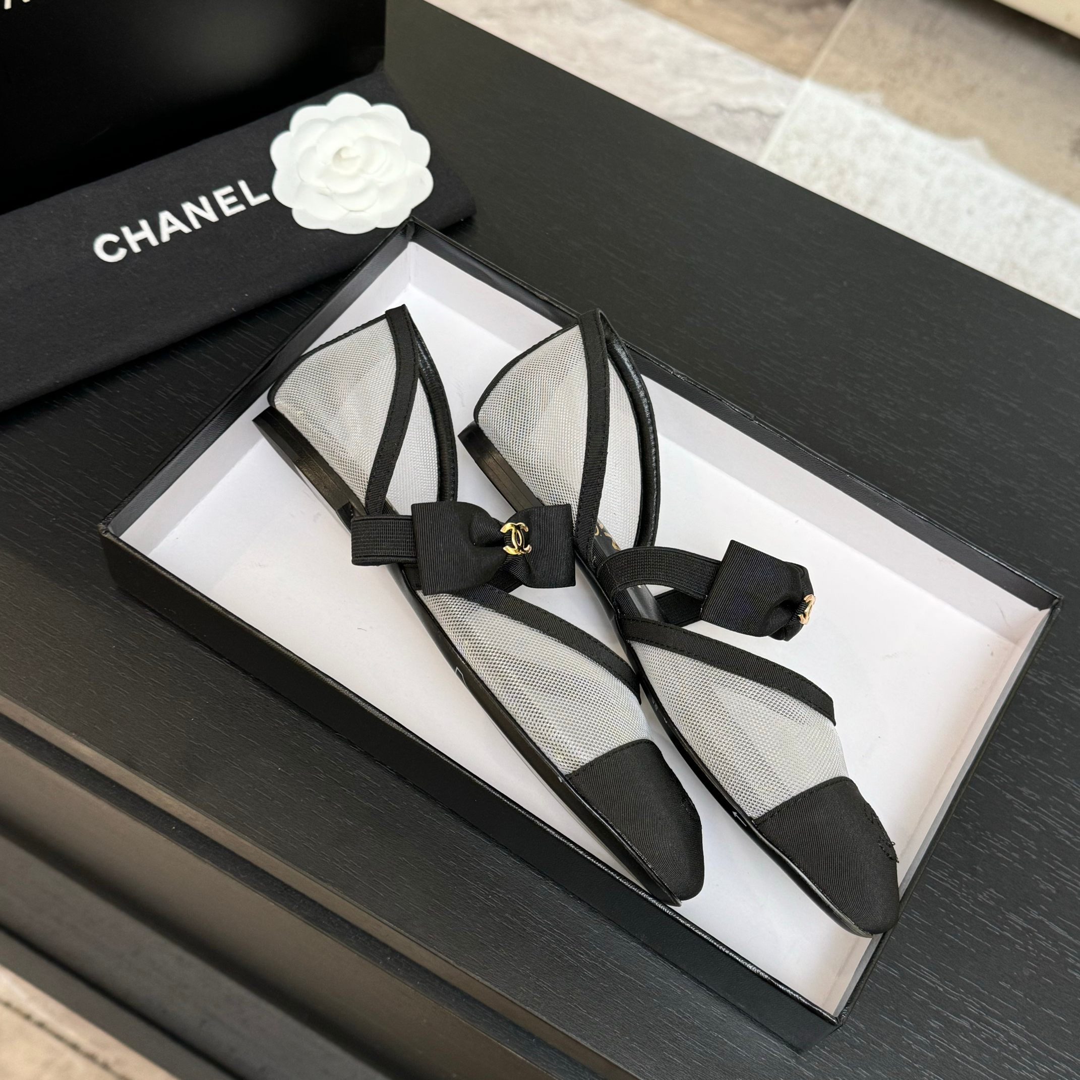 UA Chanel Mary Janes