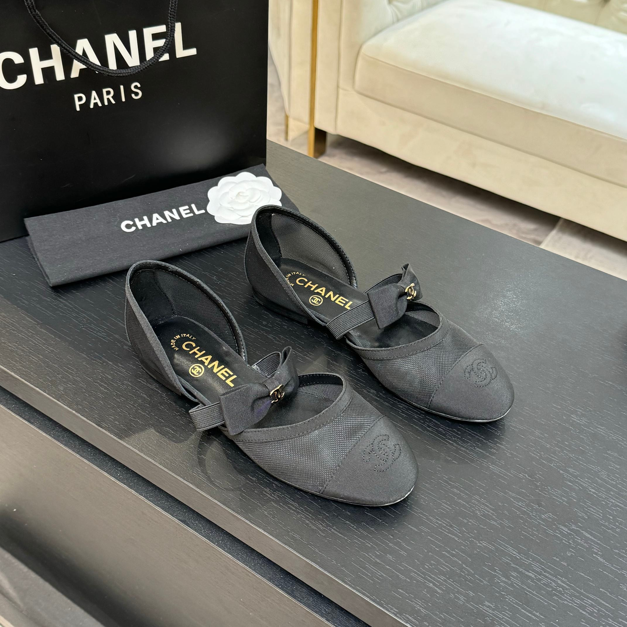 UA Chanel Mary Janes