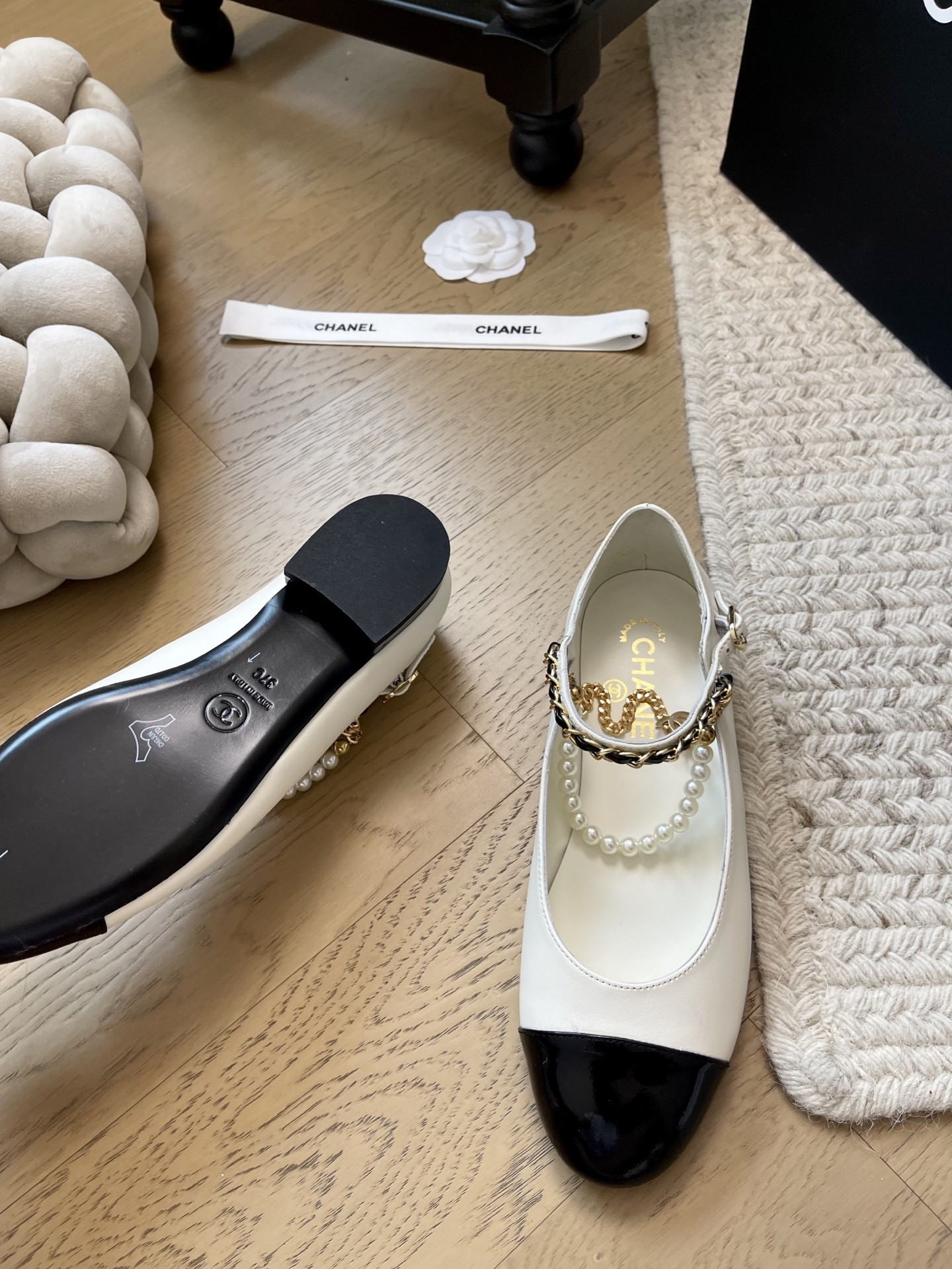 UA Chanel Mary Janes