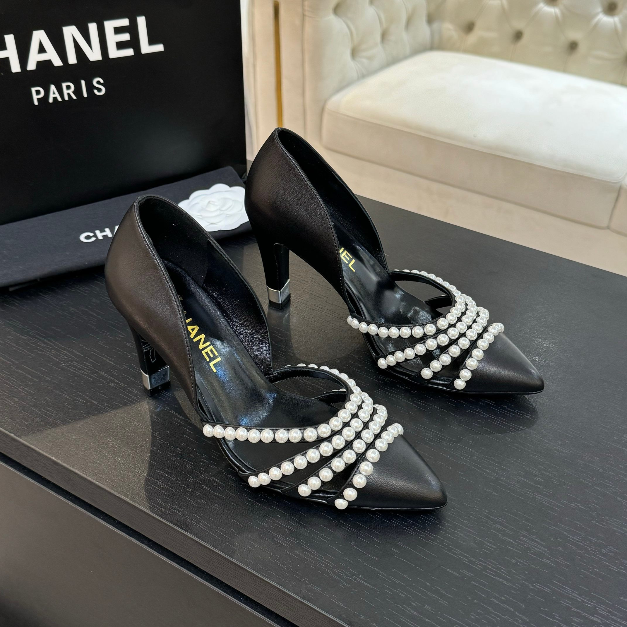UA Chanel Pumps 8.5cm Heel