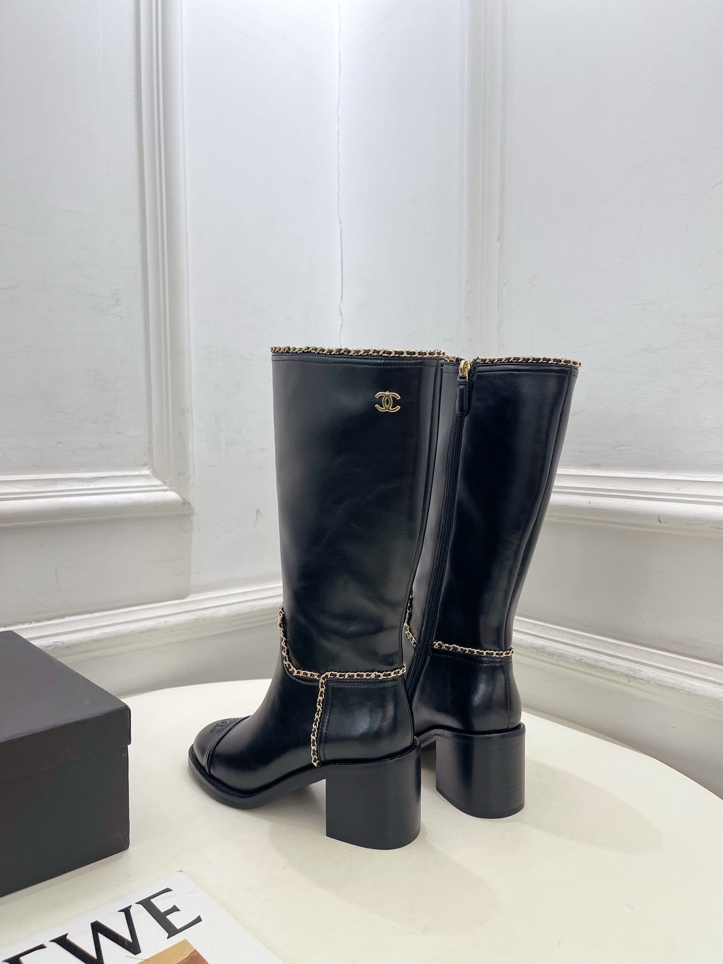 UA Chanel Boots 7cm Heel